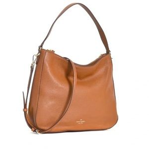 Kate Spade Jackson Double Compartment Shoulder Bag Warm Gingerbread